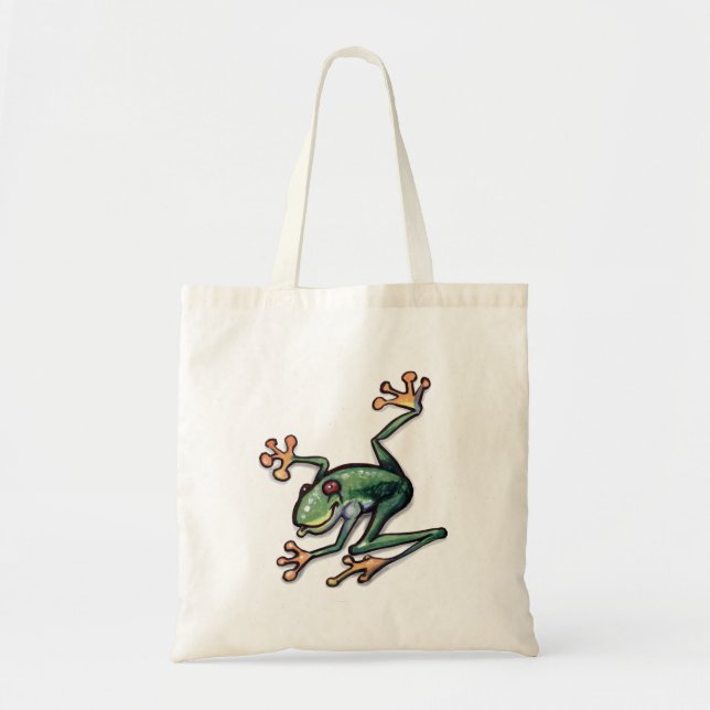 Tree Frog Tote Bag (Front)