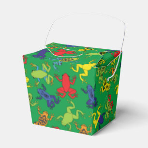 Tree Frogs Kids Birthday Cute Favor Box
