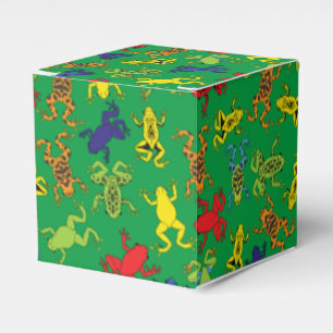 Tree Frogs Kids Birthday Cute Favor Box