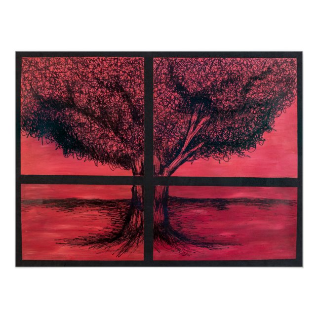 Tree from the window poster (Front)