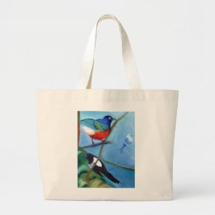 Tree Full of Birds 2012 Large Tote Bag