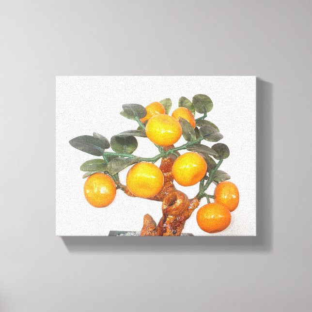 Tree full of fruit - Great feng shui - picture Canvas Print (Front)