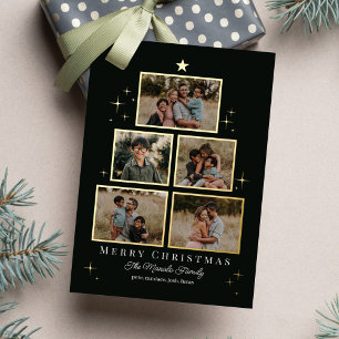 Tree Gallery REAL FOIL Holiday Photo Card