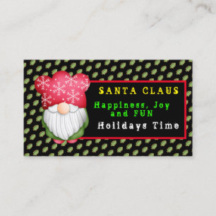 Tree Gnome Customize Colour and Text Business Card