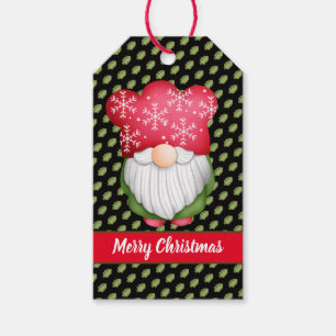 Tree Gnome Customize Colour and Text Gift Tags