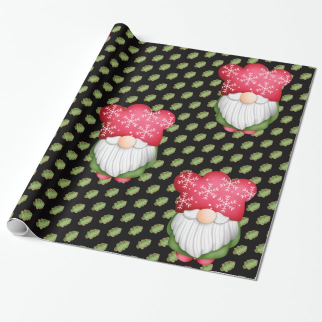 Tree Gnome Customize Colour Wrapping Paper (Unrolled)