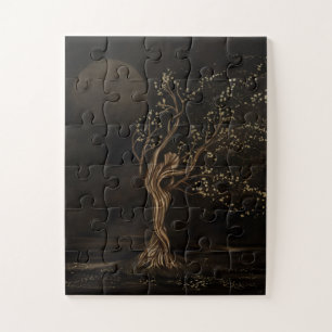 Tree Goddess - Moon Worship Jigsaw Puzzle