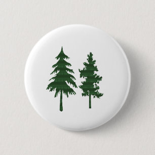 TREE Green Wild Environment Jungle Wood NVN712 2 Inch Round Button