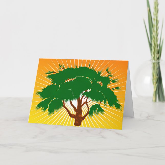 Tree Greeting Card (Front)