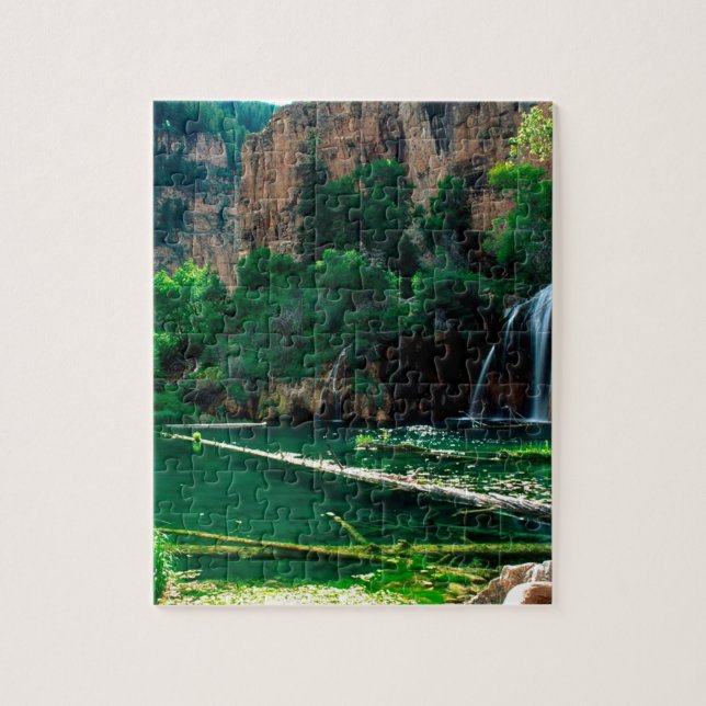Tree Hanging Lake Glenwood Canyon Colorado Jigsaw Puzzle (Vertical)