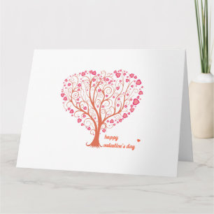 Tree Heart Bonne carte de Saint-Valentin