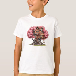 Tree house in cherry tree T-Shirt