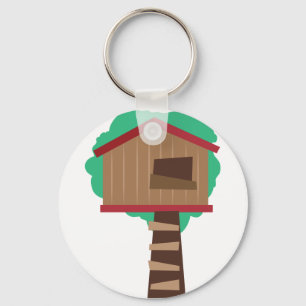 Tree House Keychain