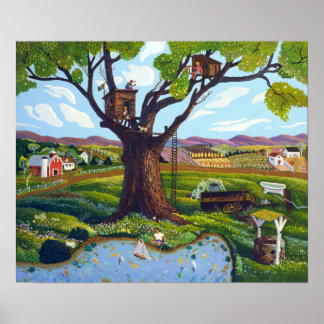 Tree House Poster