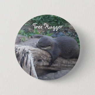 Tree Hugger 2 Inch Round Button