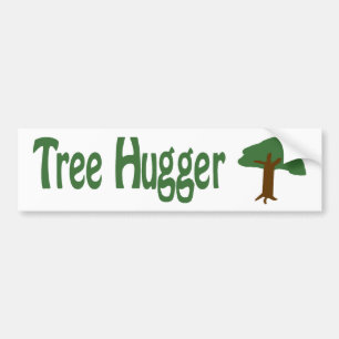 Tree Hugger Bumper Sticker