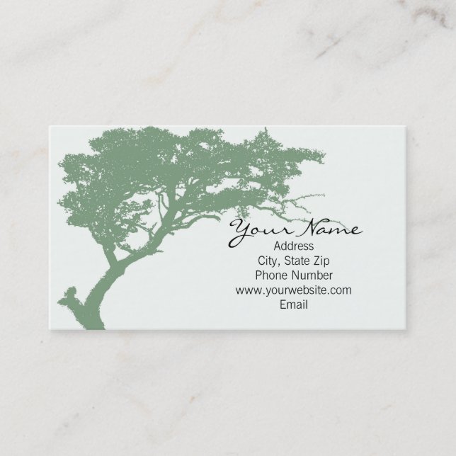 Tree Hugger Business Card (Front)