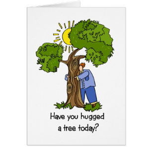 Tree Hugger card