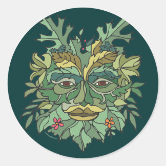 Tree Hugger Classic Round Sticker