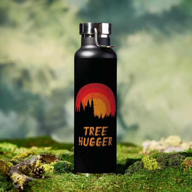 Tree Hugger Environmentalist Nature Lover Water Bottle (Outdoor (Rotated))