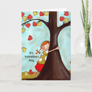 Tree Hugger - Greeting Card