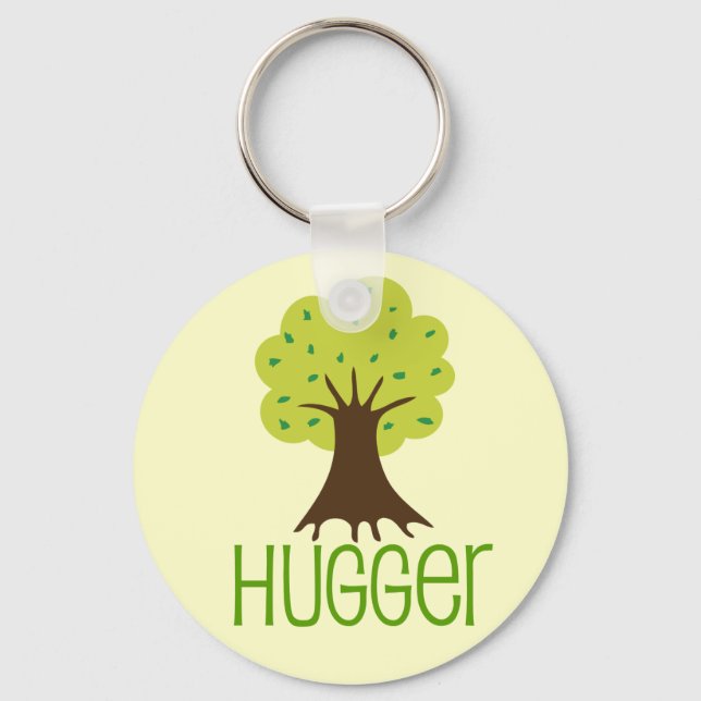 Tree Hugger Keychain (Front)