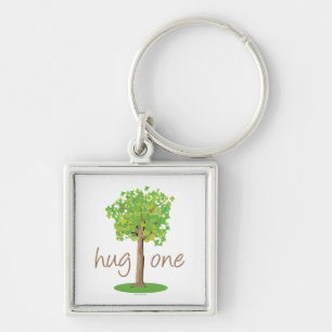 Tree Hugger Keychain