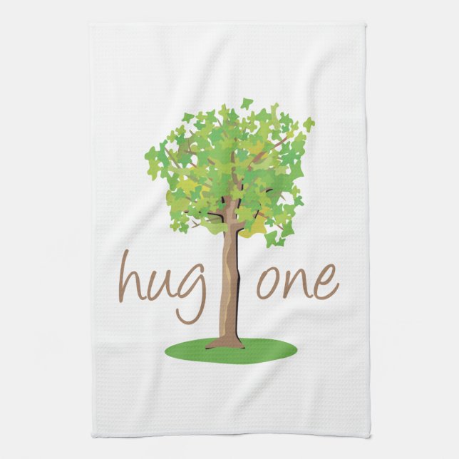 Tree Hugger Kitchen Towel (Vertical)