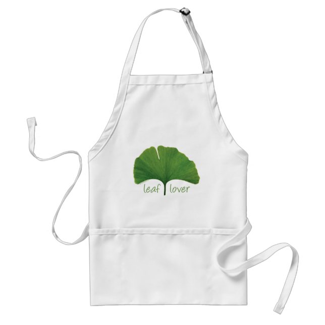 Tree Hugger, Leaf Lover - Ginkgo Standard Apron (Front)