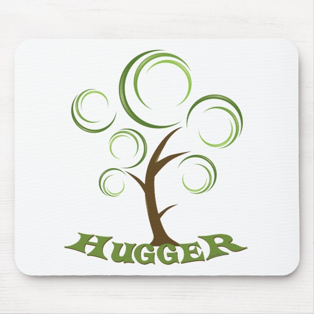 Tree Hugger Mouse Pad (Front)
