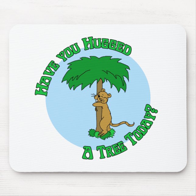 Tree Hugger Mouse Pad (Front)