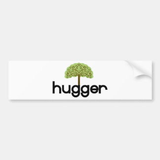 Tree hugger original design! bumper sticker