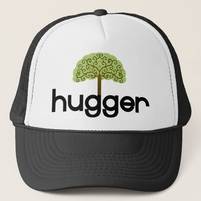 Tree hugger original design! trucker hat (Front)