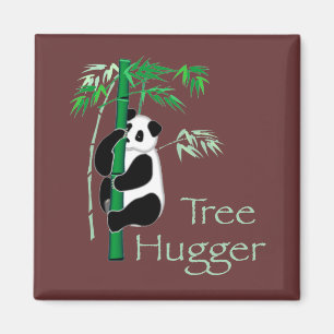 Tree Hugger Panda Magnet