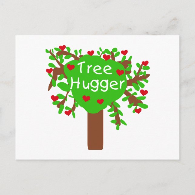 Tree Hugger Postcard (Front)