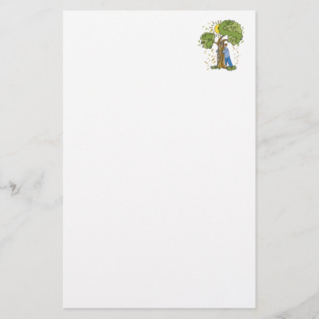 Tree Hugger Stationery (Front)