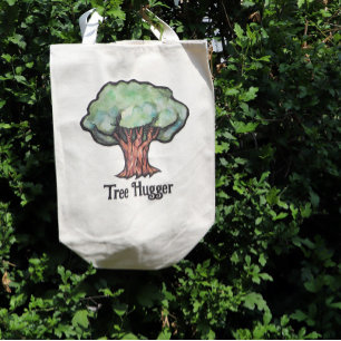 Tree Hugger Tote Bag