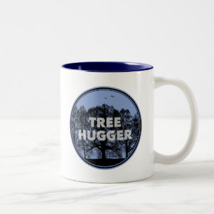 Tree Hugger Two-Tone Coffee Mug