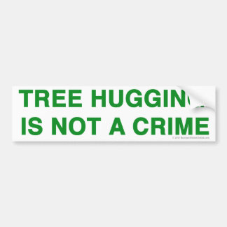 Tree Hugging sticker