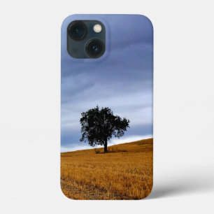 Tree in a wheat field iPhone 13 mini case