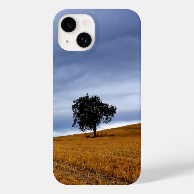 Tree in a wheat field Case-Mate iPhone case (Back)
