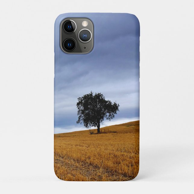 Tree in a wheat field Case-Mate iPhone case (Back)