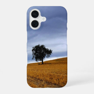 Tree in a wheat field iPhone 16 case