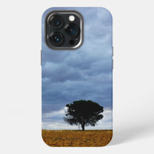 Tree in an empty field iPhone 13 pro case