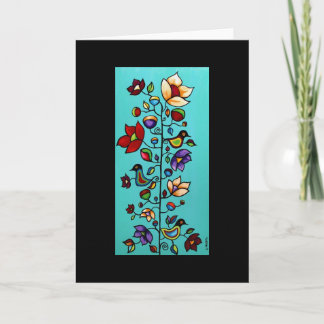 "Tree in Blue Two" note card by CatherineHayesArt