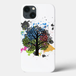 Tree in colors iPhone 13 case