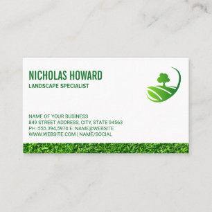 Tree in Field of Grass Business Card