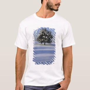 Tree in snow covered landscape T-Shirt