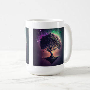 Tree in Space Classic Mug, 15 oz Coffee Mug