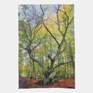 Tree In The Woods Kitchen Towel